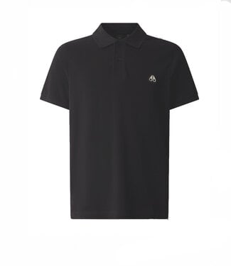 Moose knuckles Everett polo-Black