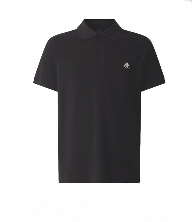 Moose knuckles Everett polo-Black