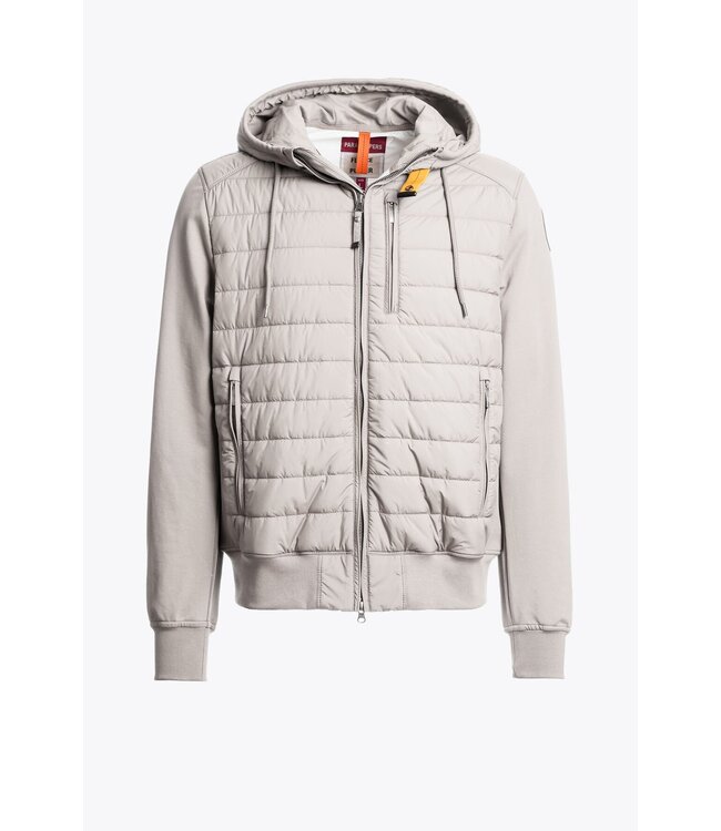 Parajumpers Ivor Fleece hooded Jacket-Pelican