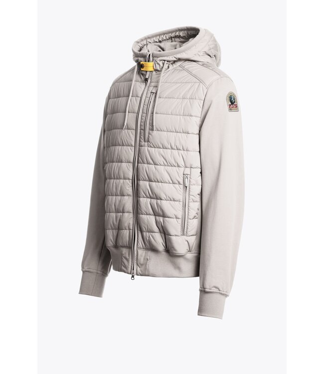 Parajumpers Ivor Fleece hooded Jacket-Pelican