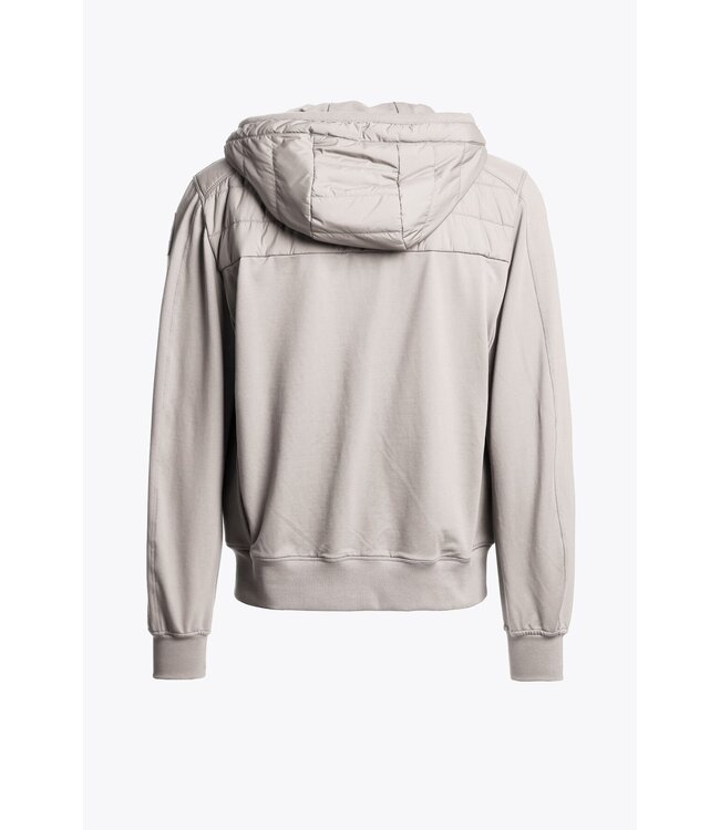 Parajumpers Ivor Fleece hooded Jacket-Pelican