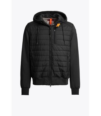 Parajumpers Ivor Fleece hooded Jacket-Black