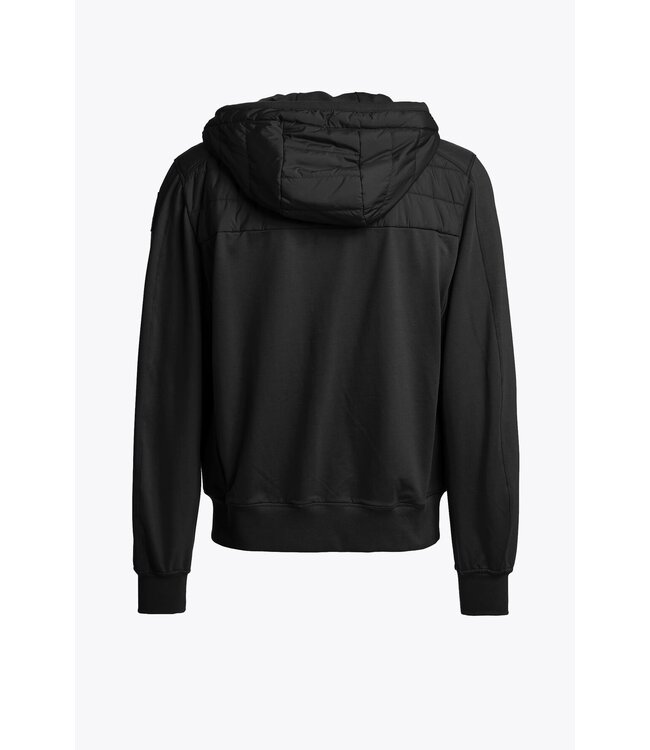 Parajumpers Ivor Fleece hooded Jacket-Black