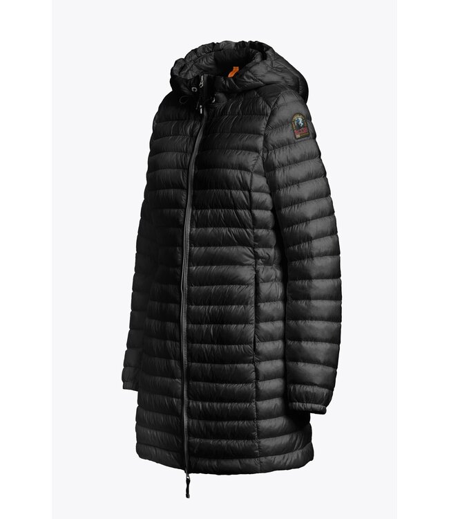 Parajumpers Meredith Woman hooded Coat-Black