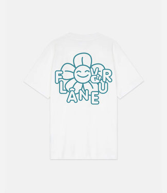Flaneur Happy Flower Tee White