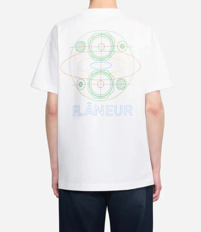 Flaneur Speaker Tee White