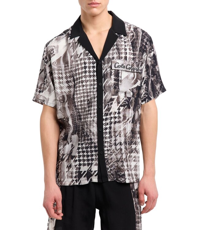 Carlo colucci Shirt the Knit Legend Black grey