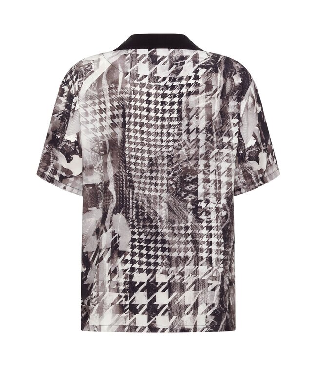 Carlo colucci Shirt the Knit Legend Black grey