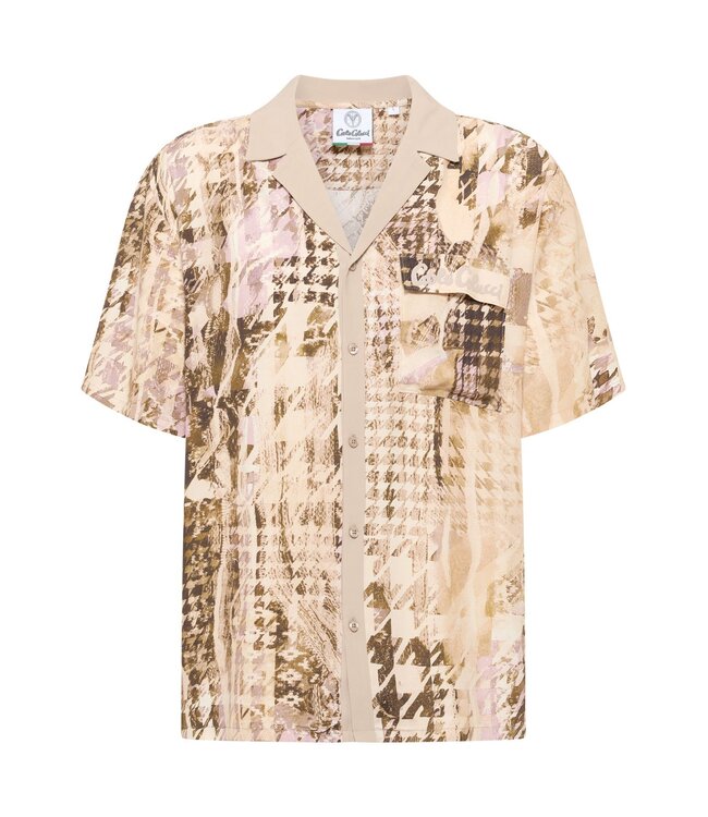 Carlo colucci Shirt the Knit Legend Beige