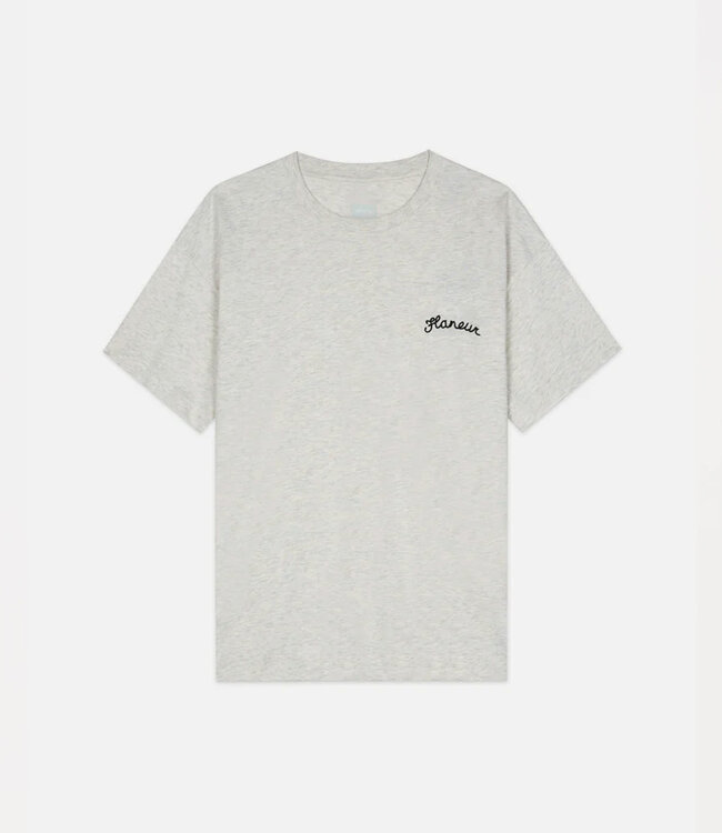 Flaneur Signature Tee Light heather Grey