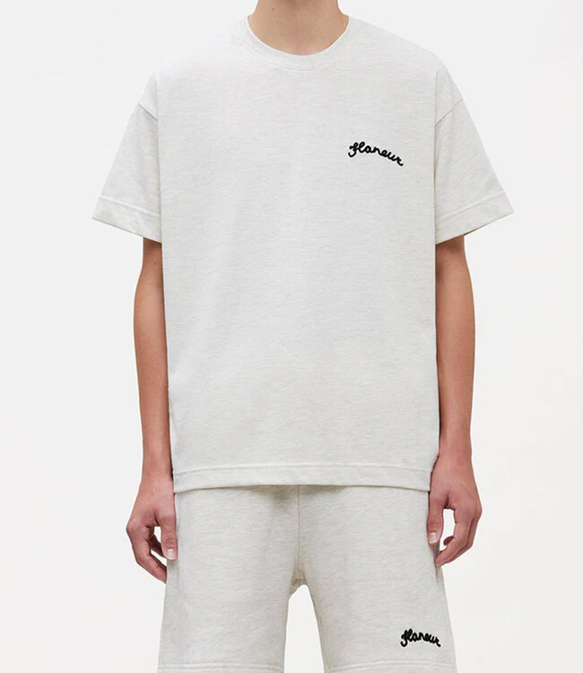 Flaneur Signature Tee Light heather Grey