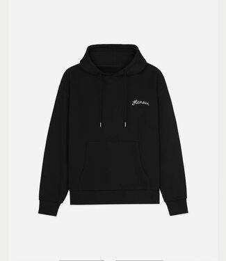 Flaneur Signature Hoodie Black