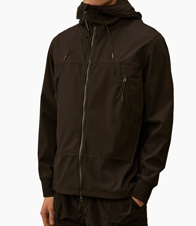 C.P Company Shell R Goggle Jacket Black