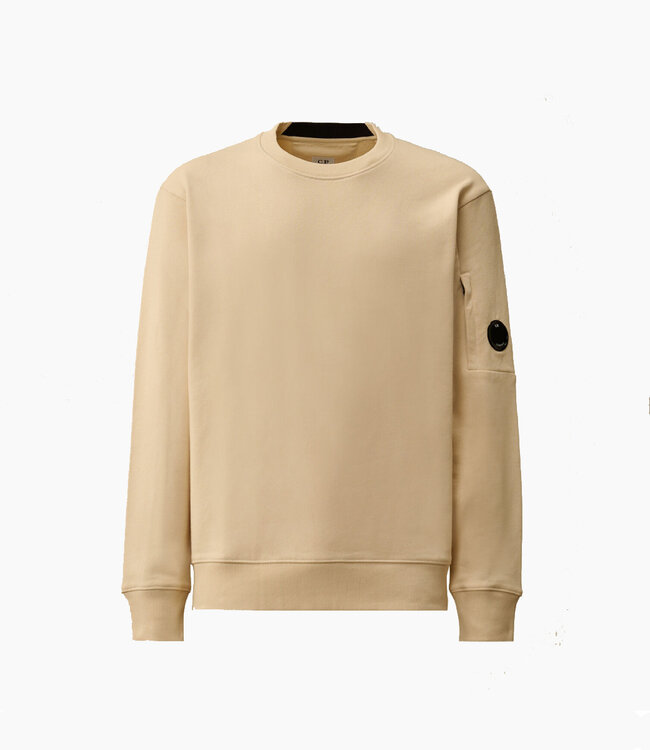 C.P Company Diagonal Fleece Lens sweater Dew