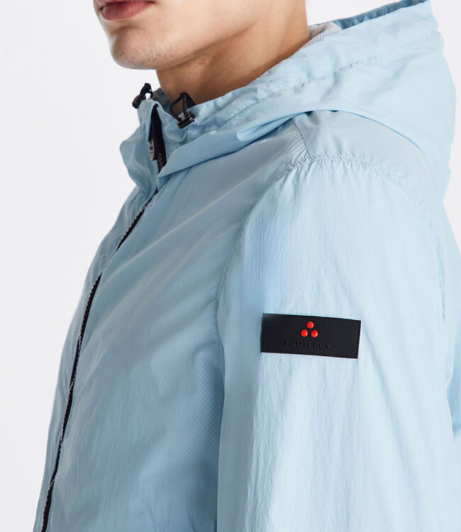 Peuterey Nigle U 01 Lightweight Hooded Jacket- Blue