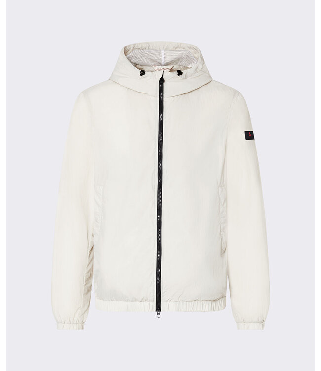 Peuterey Nigle Lightweight Hooded Jacket- Off white