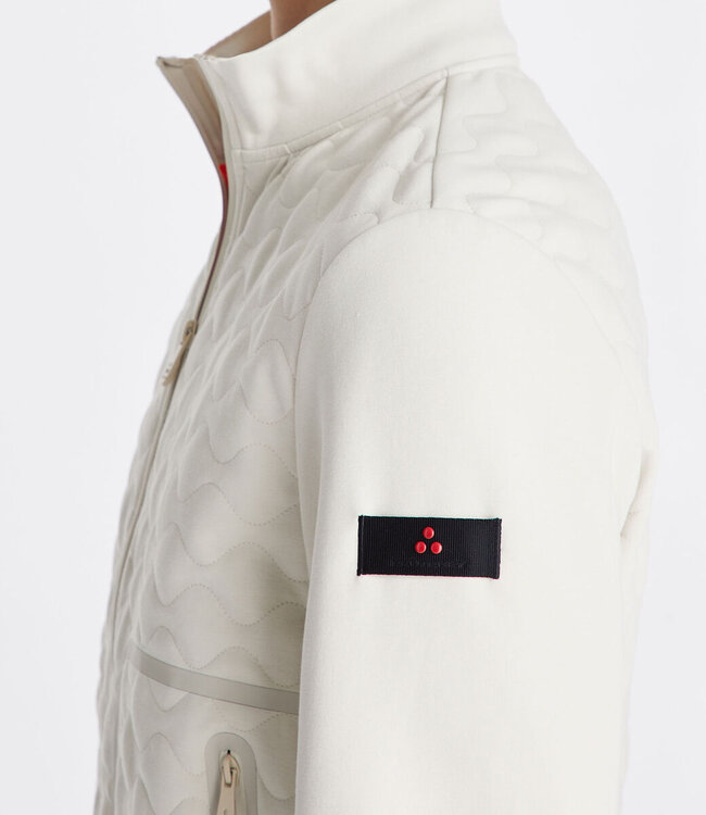 Peuterey Kyarr Jacket Quilt patroon-Off white