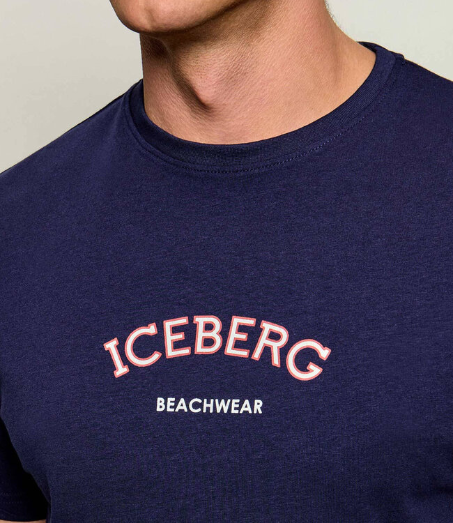 ICEBERG T-shirt Baseball Navy ICE26MTS02