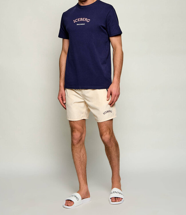 ICEBERG T-shirt Baseball Navy ICE26MTS02