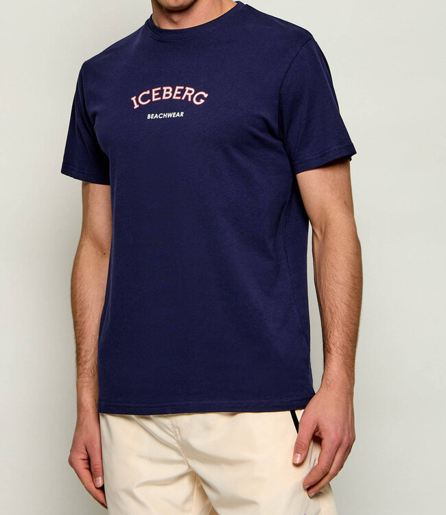 ICEBERG T-shirt Baseball Navy ICE26MTS02