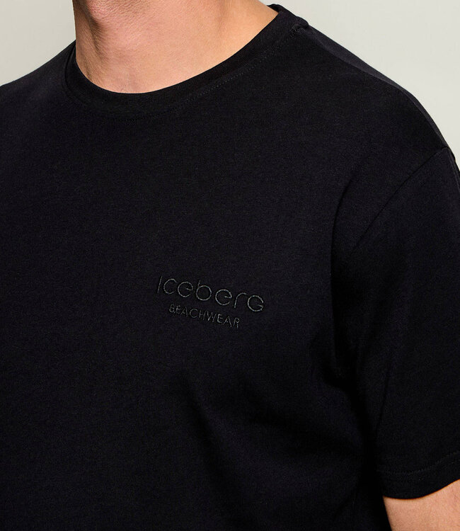 ICEBERG Vertical t-shirt Black ICE26MTS01