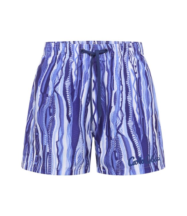 Carlo colucci Short Blue white C2791