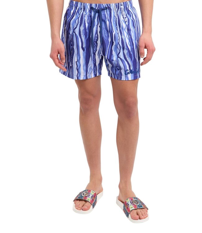 Carlo colucci Short Blue white C2791