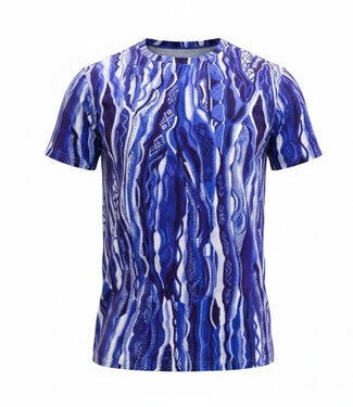 Carlo colucci Tee Multi – Purple blue white