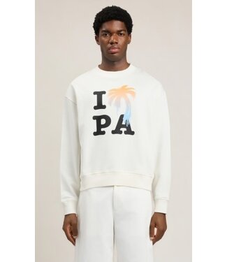 Palm Angels I LOVE PA REGULAR CREW OF WHITE