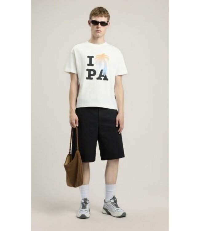 Palm Angels I LOVE PA REGULAR TEE OFF WHITE