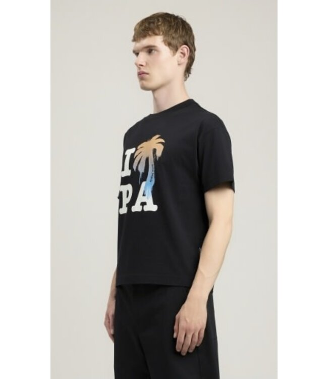 Palm Angels I LOVE PA REGULAR TEE BLACK