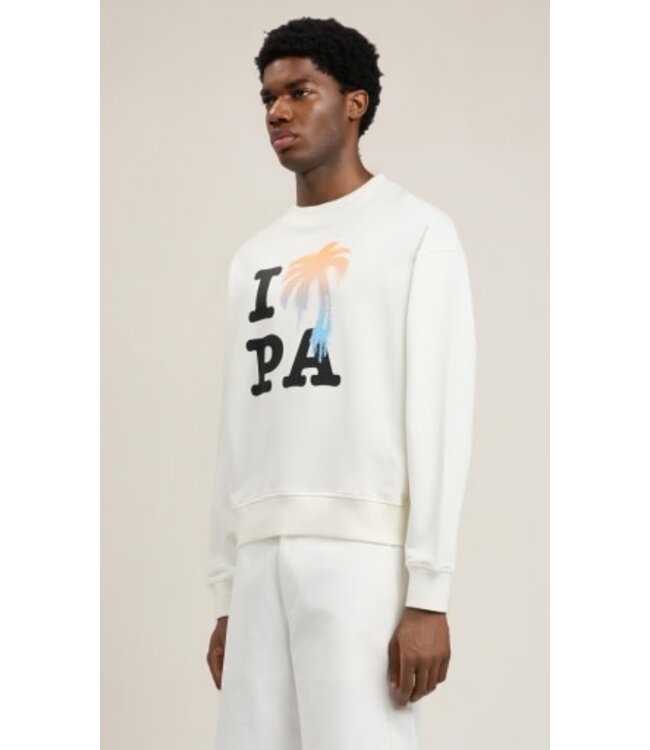 Palm Angels I LOVE PA REGULAR CREW OF WHITE