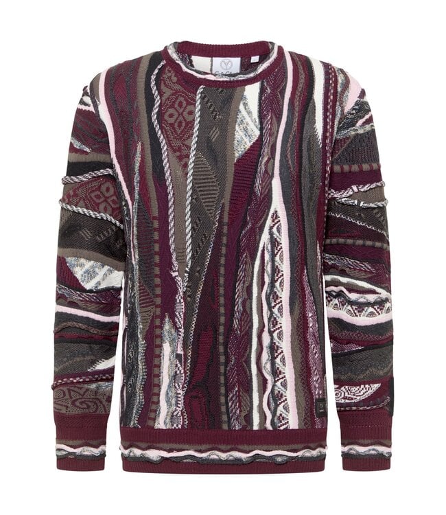 Carlo colucci Sweater Multi color  Bordo pink