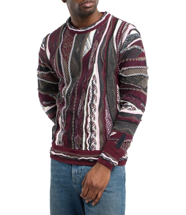 Carlo colucci Sweater Multi color  Bordo pink