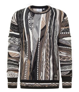 Carlo colucci Sweater Multi color Black brown