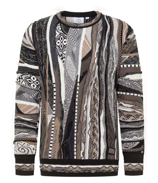 Carlo colucci Sweater Multi color Black brown