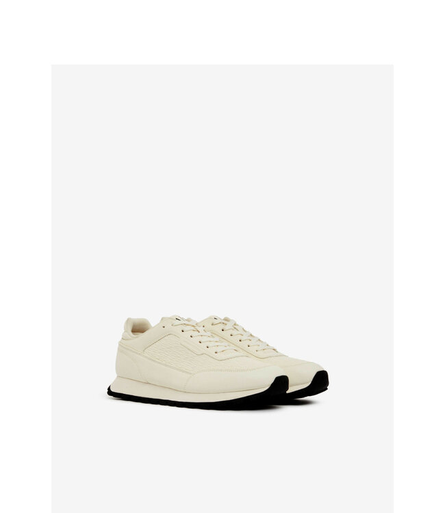 ARMANI EXCHANGE Sneaker Mini Allover logo Off white