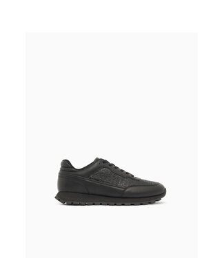 ARMANI EXCHANGE Sneaker Mini Allover logo Black