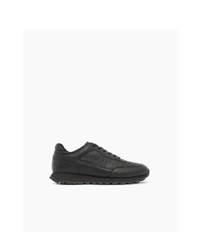 ARMANI EXCHANGE Sneaker Mini Allover logo Black