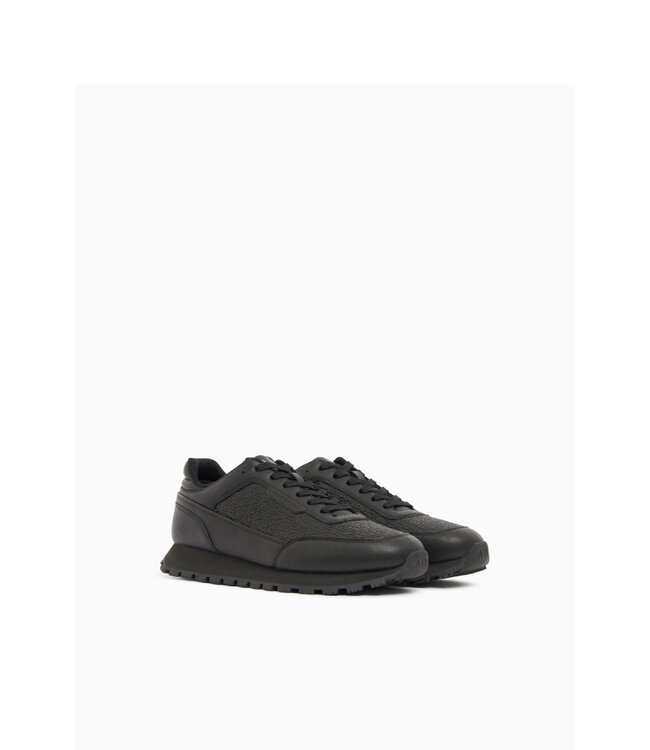 ARMANI EXCHANGE Sneaker Mini Allover logo Black