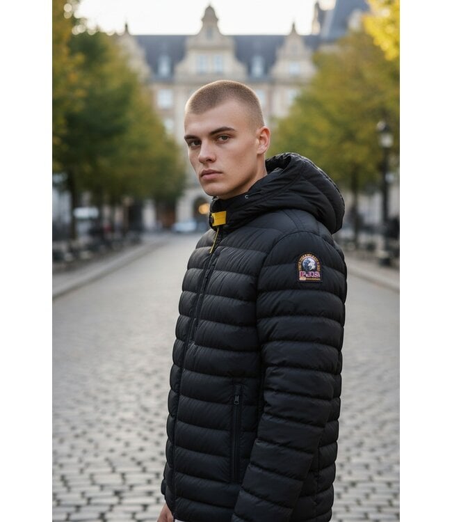 Parajumpers Last minute Hooded  Jacket-Black