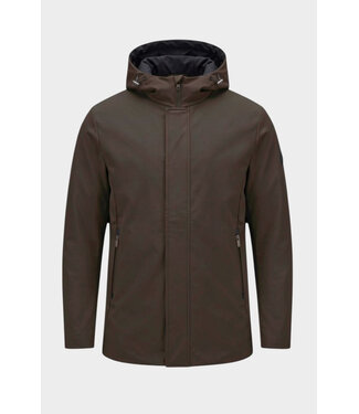 MarkUp Italia Parka Lungo Tess. Techno moro