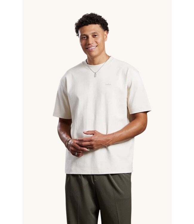 Aeden Ash Tee White Cap Grey