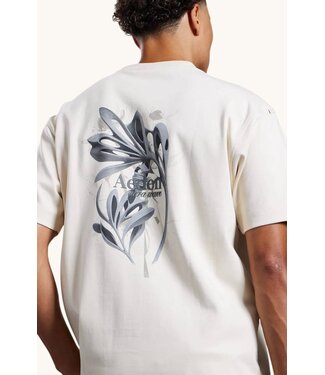 Aeden Ash Tee White Cap Grey