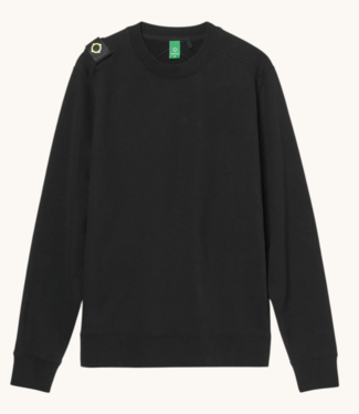 Ma.Strum Traning Crew Sweatshirt- Jet Black