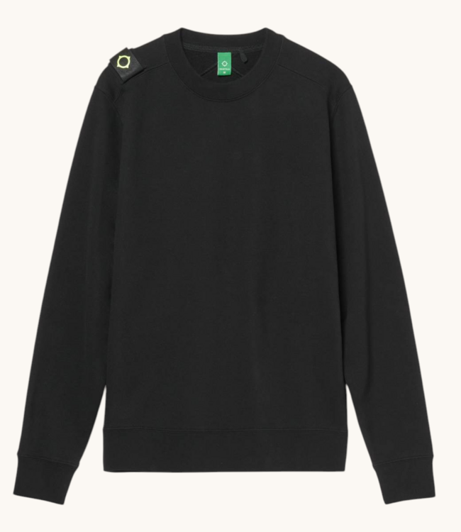 Ma.Strum Traning Crew Sweatshirt- Jet Black