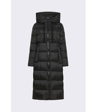 Peuterey Nunki Long padded Down Jacket- Black