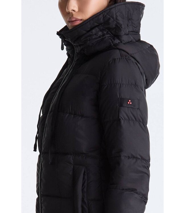 Peuterey Nunki Long padded Down Jacket- Black