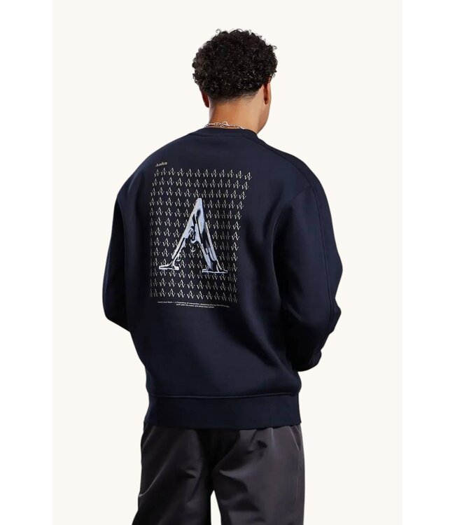 Aeden Wave Sweater Black