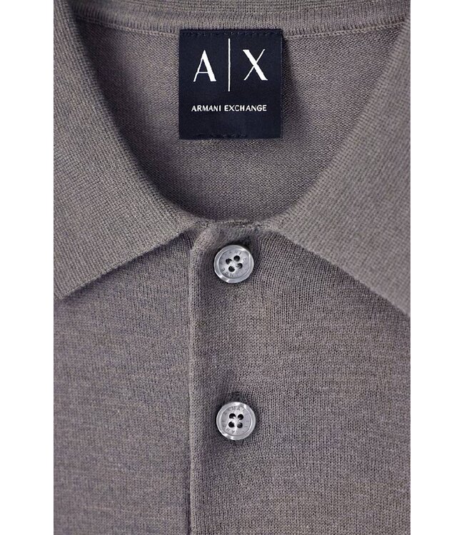 ARMANI EXCHANGE Knit Polo long Sleeve Falcon